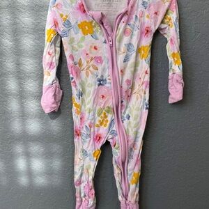Little Sleepies 0-3mo Floral Kids One Piece
